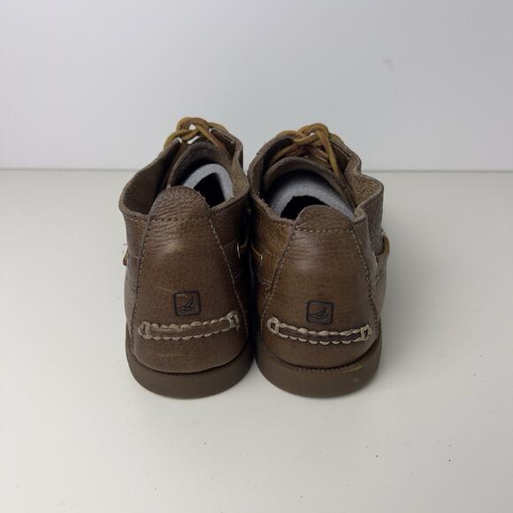 Sperry Men\'s Brown Leather Chukka Hi Top Boat Shoe Boots Size 11M Lace Up